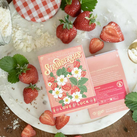 Wild Strawberries (Love & Luck) - Floriography Seed Packet - Soil - To & From Gift Co.