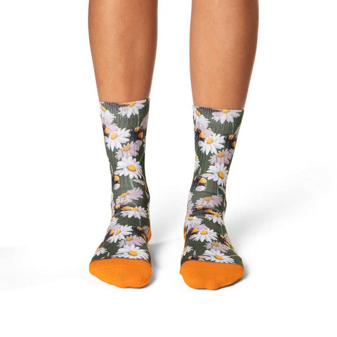 Women's Bees & Daisies Socks - Socks - Good Luck Sock