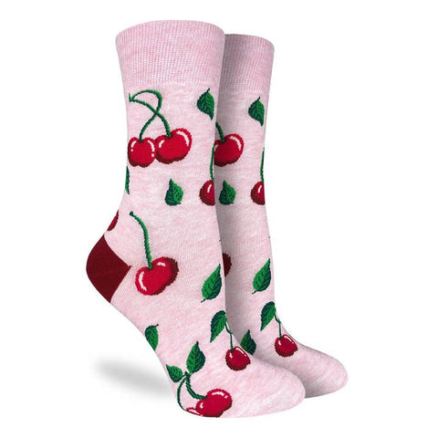 Women's Cherries Socks - Socks - Good Luck Sock