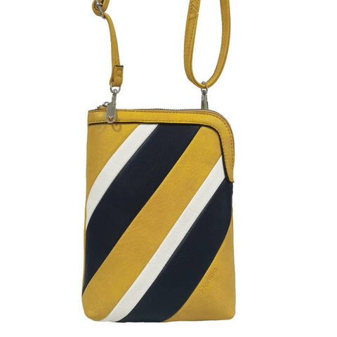 Yellow Multi Stripes Crossbody Bag - Bag - Darling