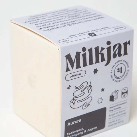 Aurora Candle - Candle - Milk Jar
