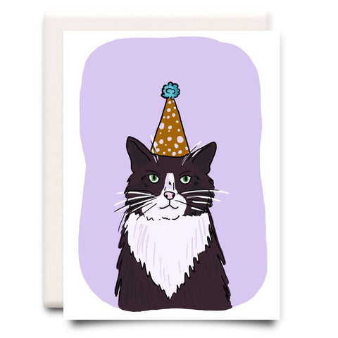 Cat in a Hat Birthday Card - Greeting Card - Inkwell Cards