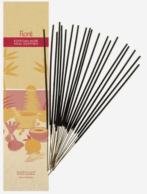 Egyptian Musk Incense Sticks - Incense - Flore