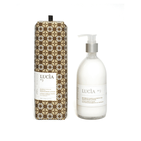 Lucia No.9 Bourbon Vanilla & White Tea Hand & Body Lotion - Body Lotion - Pure Living