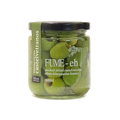 Smoked Pitted Castelvetrano Olives - Spread - Fume - Eh Gourmet